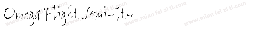 Omega Flight Semi-It字体转换